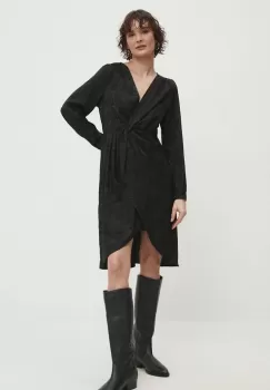 Answear Lab rochie culoarea negru, mini, evazati imagine