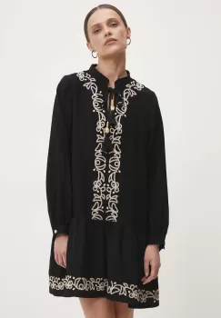 Answear Lab rochie culoarea negru, mini, evazati imagine