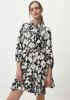 Answear Lab rochie culoarea negru, mini, evazati imagine