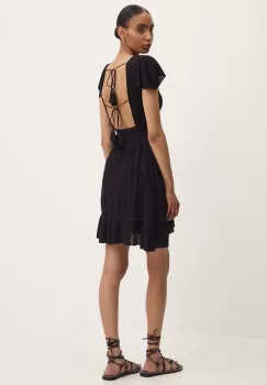 Answear Lab rochie culoarea negru, mini, evazati imagine