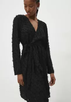 Answear Lab rochie culoarea negru, mini, evazati imagine