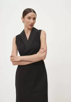 Answear Lab rochie culoarea negru, mini, evazati imagine