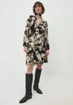 Answear Lab rochie culoarea negru, mini, evazati imagine