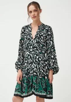 Answear Lab rochie culoarea negru, mini, evazati imagine