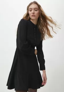 Answear Lab rochie culoarea negru, mini, evazati imagine