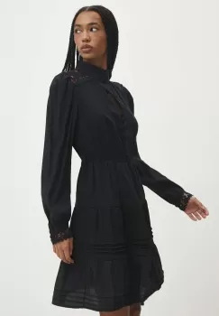 Answear Lab rochie culoarea negru, mini, evazati imagine