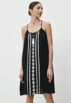 Answear Lab rochie culoarea negru, mini, evazati imagine