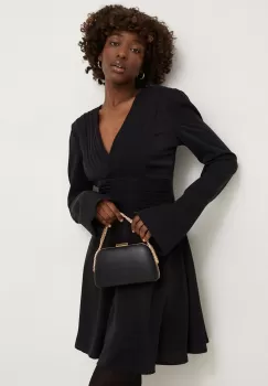 Answear Lab rochie culoarea negru, mini, evazati imagine