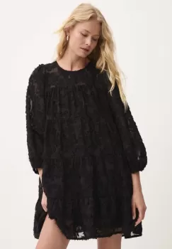 Answear Lab rochie culoarea negru, mini, evazati imagine