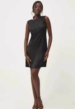 Answear Lab rochie culoarea negru, mini, evazati imagine