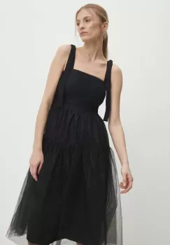 Answear Lab rochie culoarea negru, mini, evazati imagine