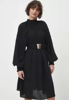 Answear Lab rochie culoarea negru, mini, evazati imagine