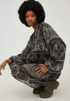 Answear Lab rochie culoarea negru, mini, evazati imagine