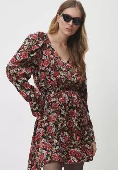 Answear Lab rochie culoarea negru, mini, evazati imagine