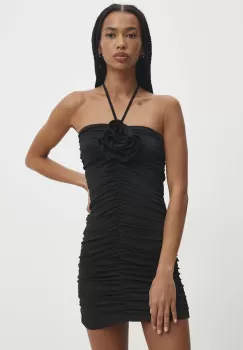 Answear Lab rochie culoarea negru, mini, mulata imagine