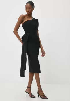 Answear Lab rochie culoarea negru, mini, mulata imagine