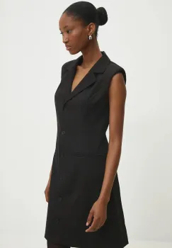 Answear Lab rochie culoarea negru, mini, mulata imagine