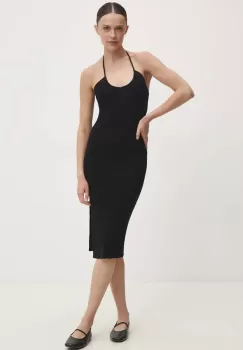 Answear Lab rochie culoarea negru, mini, mulata imagine