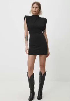 Answear Lab rochie culoarea negru, mini, mulata imagine