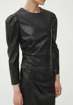 Answear Lab rochie culoarea negru, mini, mulata imagine