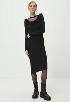 Answear Lab rochie culoarea negru, mini, mulata imagine