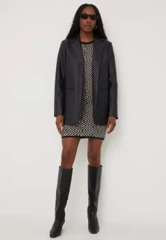 Answear Lab rochie culoarea negru, mini, mulata imagine