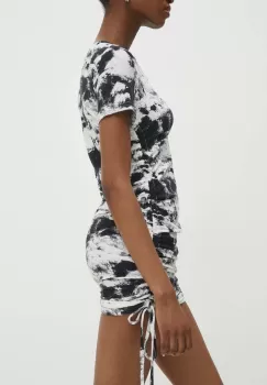 Answear Lab rochie culoarea negru, mini, mulata imagine