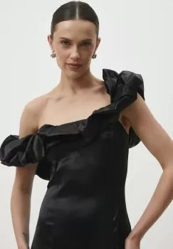 Answear Lab rochie culoarea negru, mini, mulata imagine