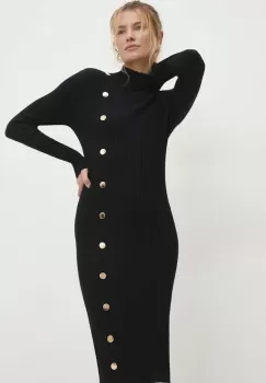 Answear Lab rochie culoarea negru, mini, mulata imagine