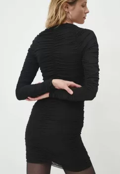 Answear Lab rochie culoarea negru, mini, mulata imagine