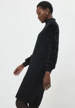 Answear Lab rochie culoarea negru, mini, oversize imagine