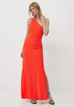 Answear Lab rochie culoarea rosu, maxi, drept imagine