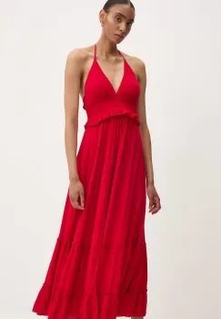 Answear Lab rochie culoarea rosu, maxi, evazati imagine