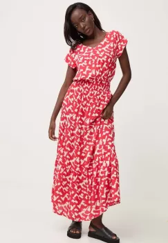 Answear Lab rochie culoarea rosu, maxi, evazati imagine