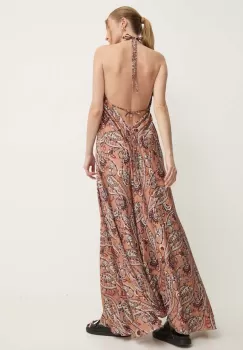 Answear Lab rochie culoarea rosu, maxi, evazati imagine