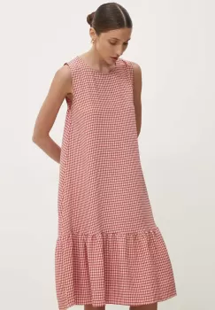 Answear Lab rochie culoarea rosu, mini, evazati imagine