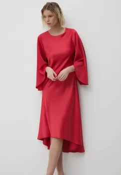 Answear Lab rochie culoarea rosu, mini, evazati imagine