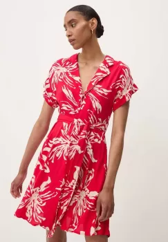 Answear Lab rochie culoarea rosu, mini, evazati imagine