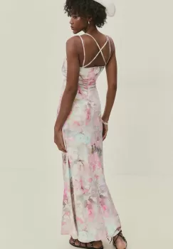 Answear Lab rochie culoarea roz, maxi, drept imagine