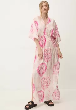 Answear Lab rochie culoarea roz, maxi, evazati imagine