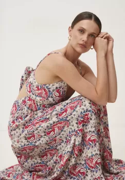 Answear Lab rochie culoarea roz, maxi, evazati imagine