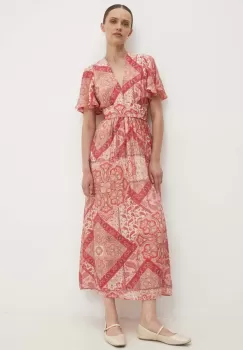 Answear Lab rochie culoarea roz, maxi, evazati imagine