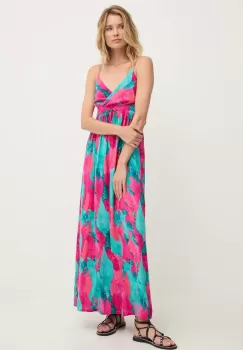 Answear Lab rochie culoarea roz, maxi, evazati imagine