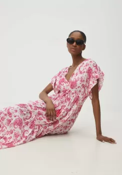 Answear Lab rochie culoarea roz, maxi, evazati imagine