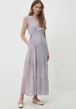 Answear Lab rochie culoarea roz, maxi, evazati imagine