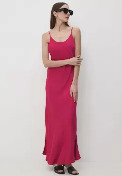 Answear Lab rochie culoarea roz, maxi, evazati imagine