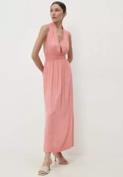 Answear Lab rochie culoarea roz, maxi, evazati imagine