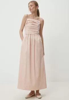 Answear Lab rochie culoarea roz, maxi, evazati imagine