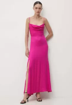 Answear Lab rochie culoarea roz, maxi, mulata imagine