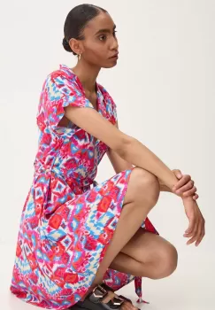 Answear Lab rochie culoarea roz, mini, evazati imagine